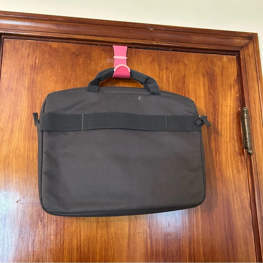Case Logic Advantage 15 inch Laptop Attaché Bag Black Dark Gray Strap Storage